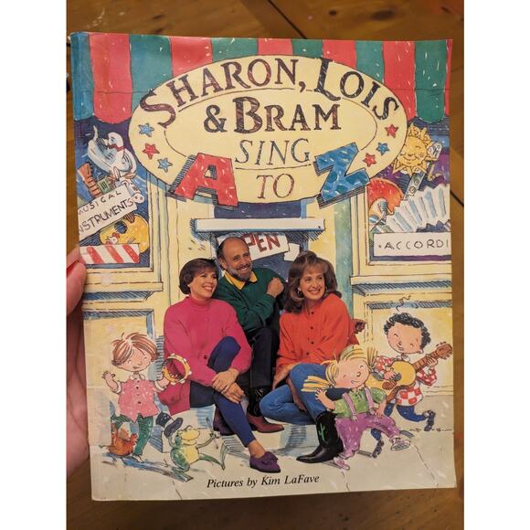 Sharon Lois & Bram Sing A to Z Song Book Illustrated Nickelodeon Elephant Show - Picture 1 of 8